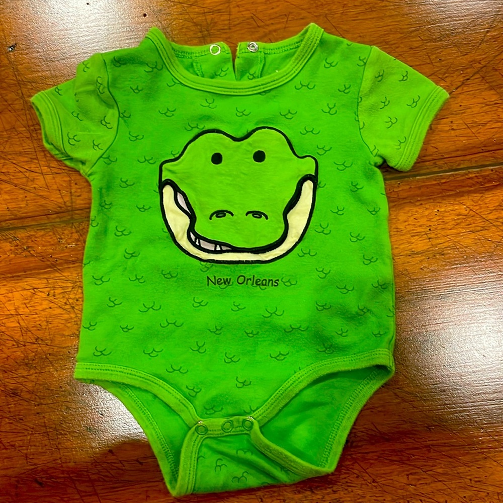 “New Orleans” alligator onesie | Kid Tees | 18 months